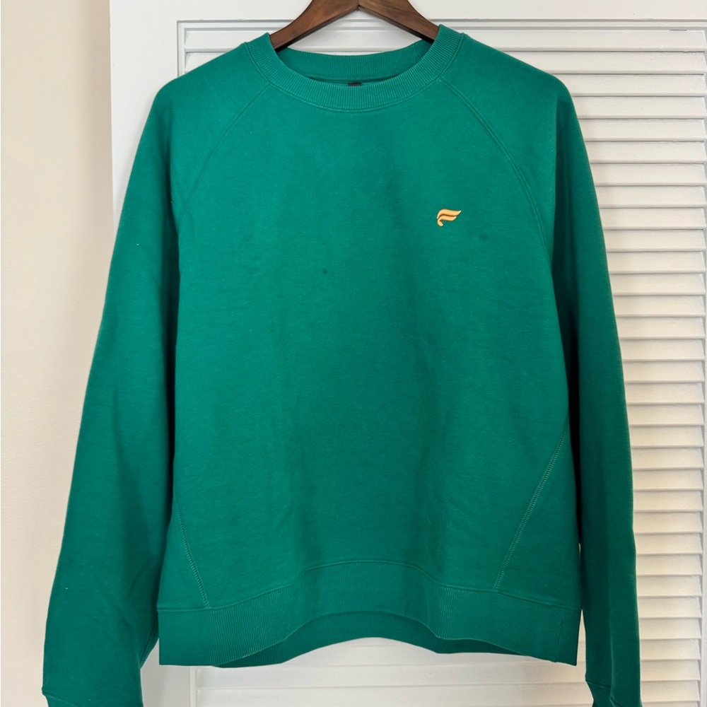 Fabletics Green Crewneck Sweater